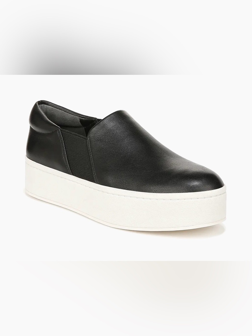 Vince Warren Platform Sneaker in Black. Sz 8.